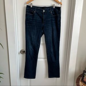 White House Black Market - Slim Blue Jeans - size 12 short
